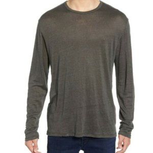 rag & bone Linen Long Sleeve T-Shirt